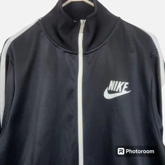 Nike Sportswear Mens Full Zip 2 Pocket Mock Neck Track Jacket Size XL - Picture 3 of 8